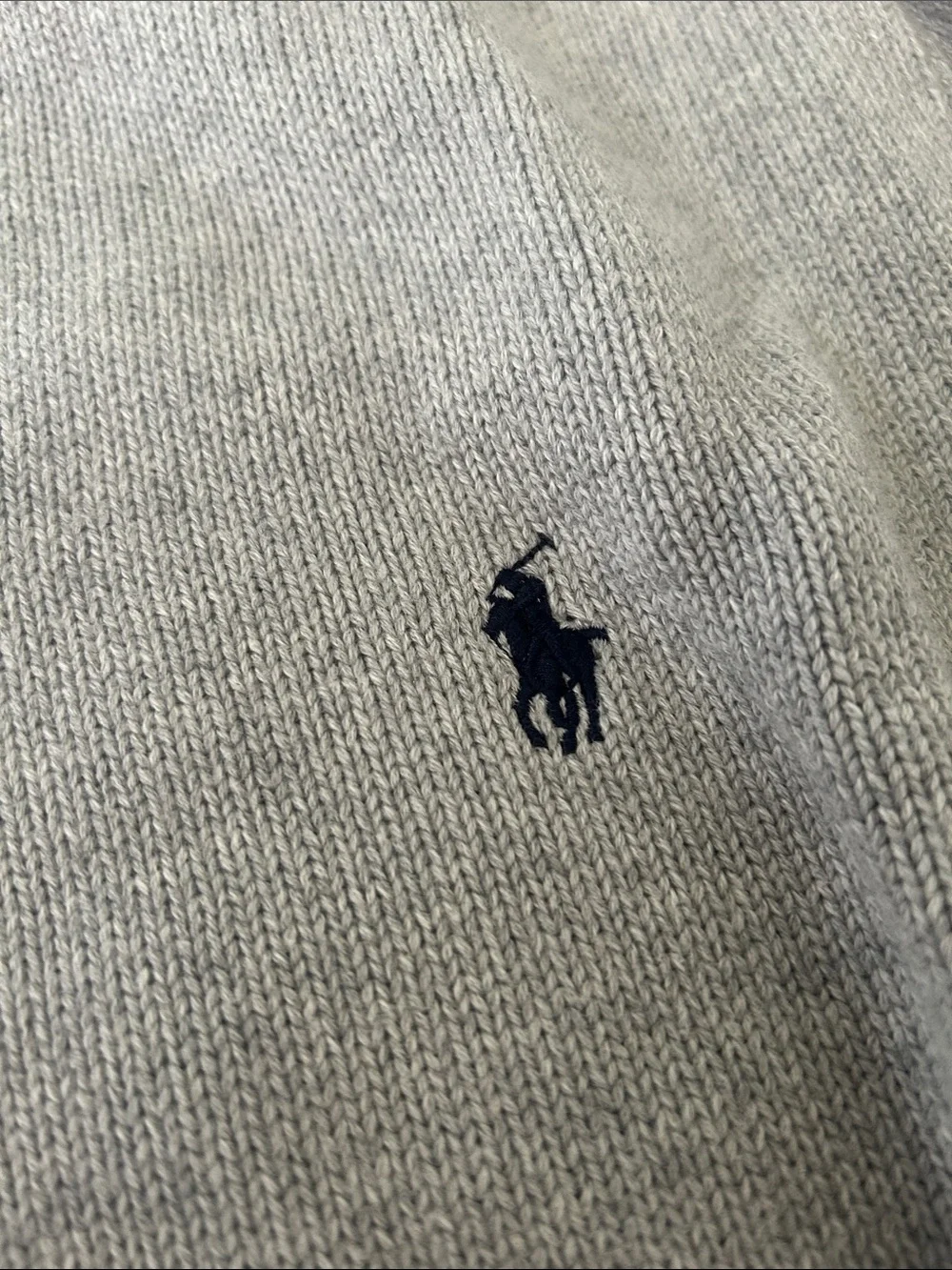NWT Polo by Ralph Lauren Light Gray Crewneck Sweater